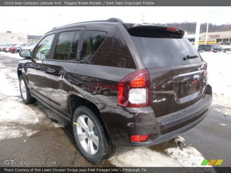 Rugged Brown Metallic / Dark Slate Gray/Light Pebble 2014 Jeep Compass Latitude 4x4