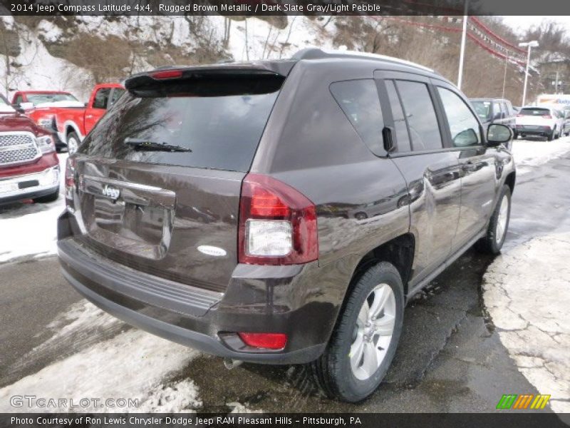 Rugged Brown Metallic / Dark Slate Gray/Light Pebble 2014 Jeep Compass Latitude 4x4