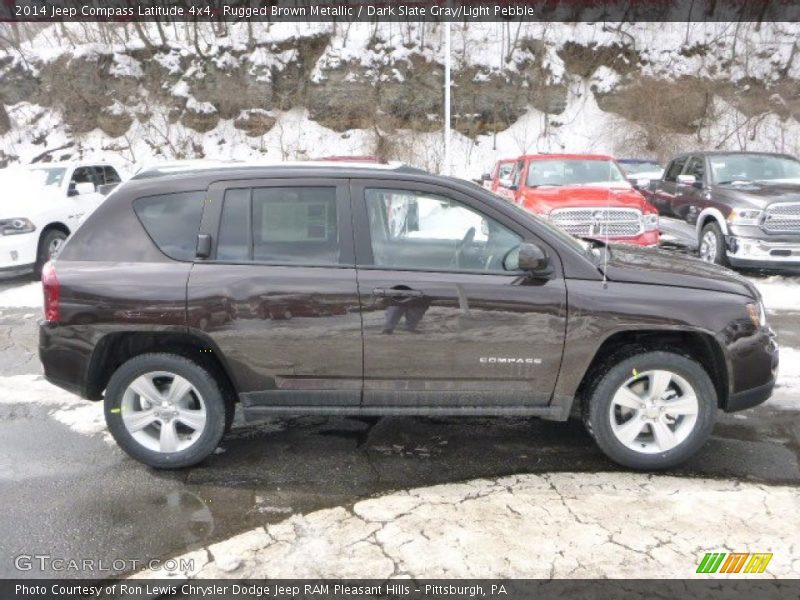 Rugged Brown Metallic / Dark Slate Gray/Light Pebble 2014 Jeep Compass Latitude 4x4