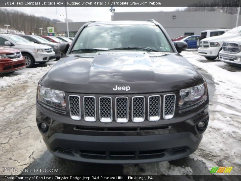 Rugged Brown Metallic / Dark Slate Gray/Light Pebble 2014 Jeep Compass Latitude 4x4