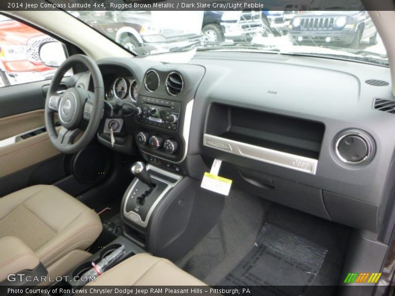 Rugged Brown Metallic / Dark Slate Gray/Light Pebble 2014 Jeep Compass Latitude 4x4