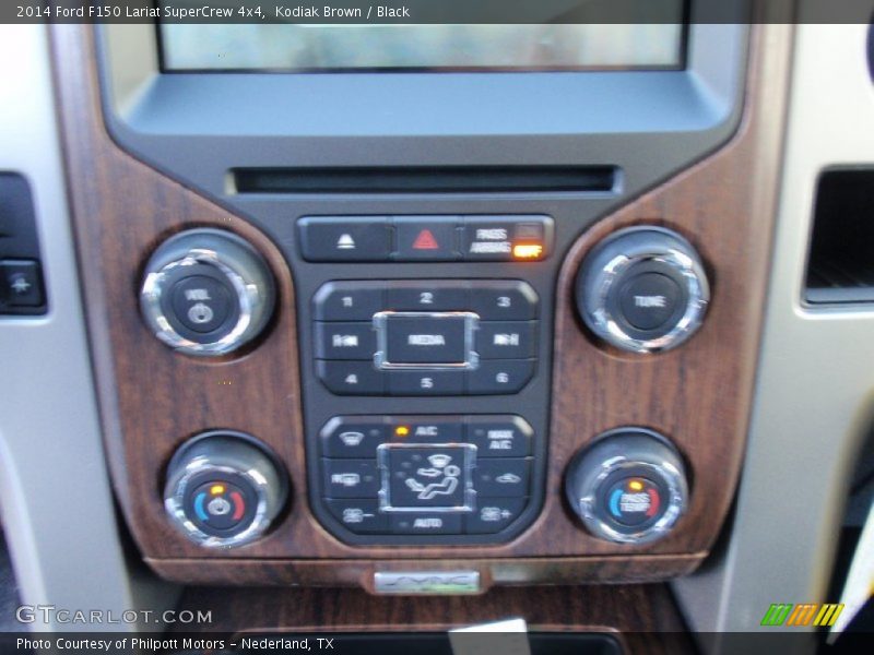 Kodiak Brown / Black 2014 Ford F150 Lariat SuperCrew 4x4