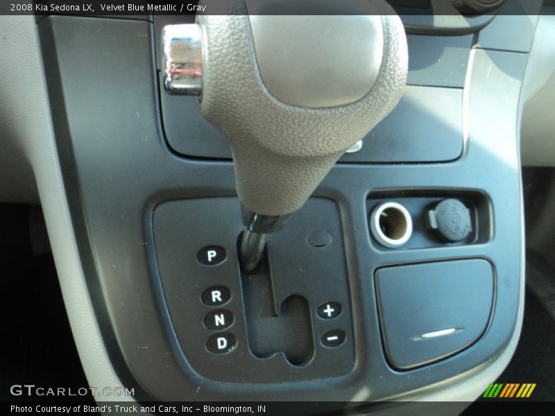 Velvet Blue Metallic / Gray 2008 Kia Sedona LX