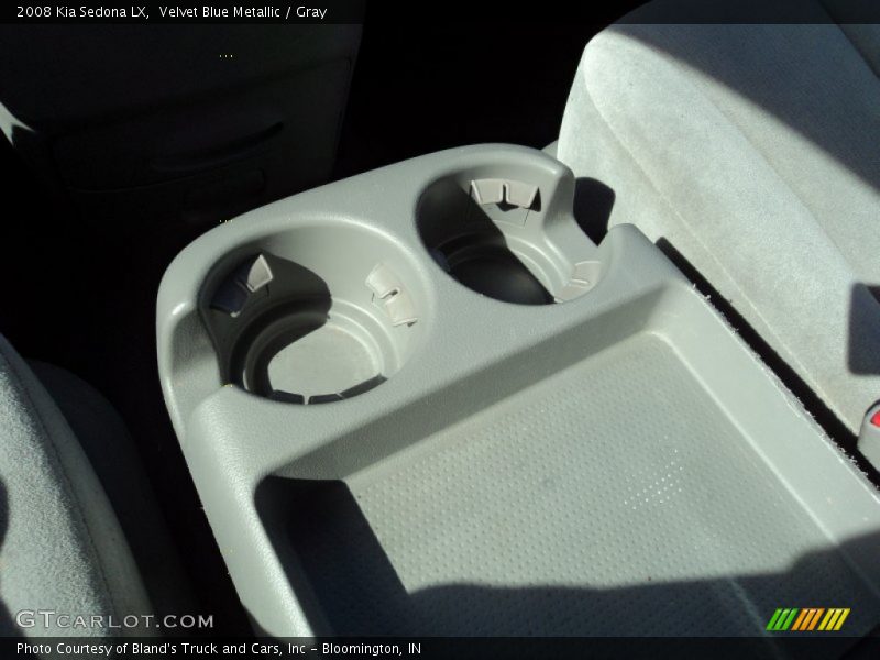 Velvet Blue Metallic / Gray 2008 Kia Sedona LX