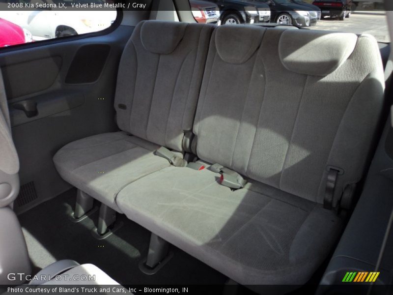 Velvet Blue Metallic / Gray 2008 Kia Sedona LX