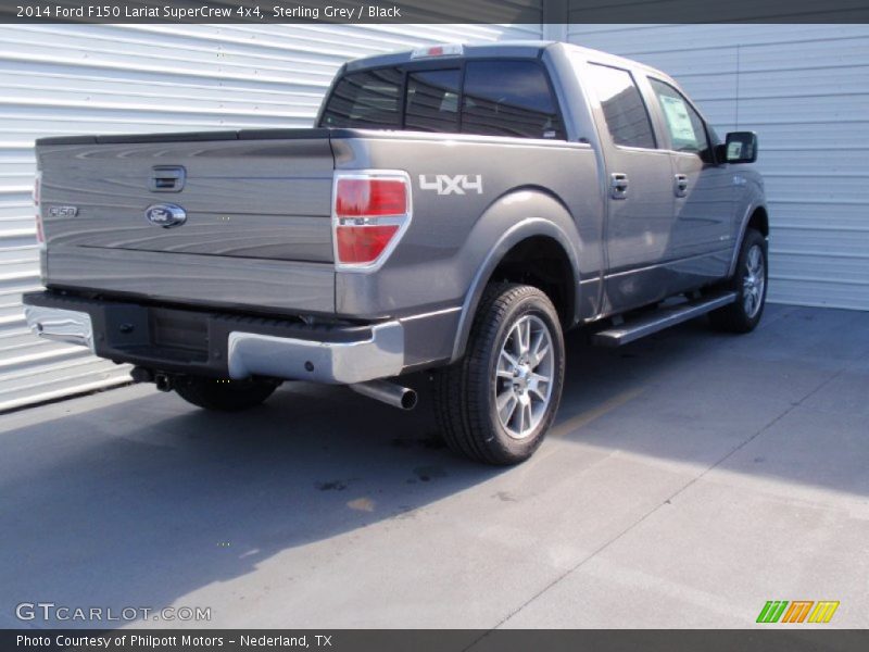 Sterling Grey / Black 2014 Ford F150 Lariat SuperCrew 4x4