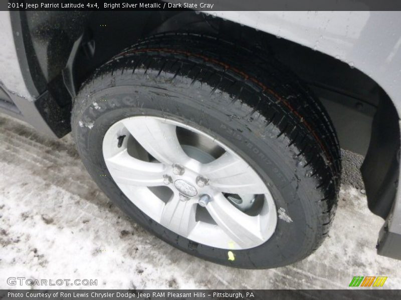 Bright Silver Metallic / Dark Slate Gray 2014 Jeep Patriot Latitude 4x4