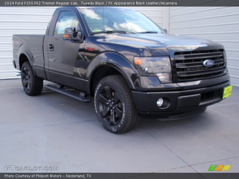Tuxedo Black / FX Appearance Black Leather/Alcantara 2014 Ford F150 FX2 Tremor Regular Cab