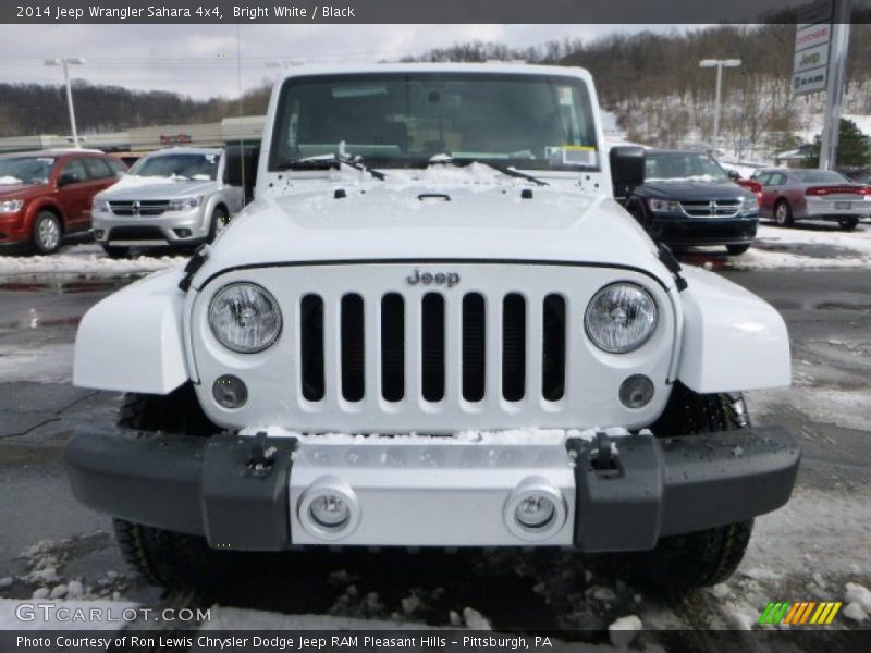 Bright White / Black 2014 Jeep Wrangler Sahara 4x4
