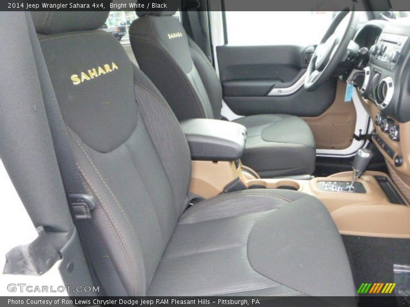 Bright White / Black 2014 Jeep Wrangler Sahara 4x4