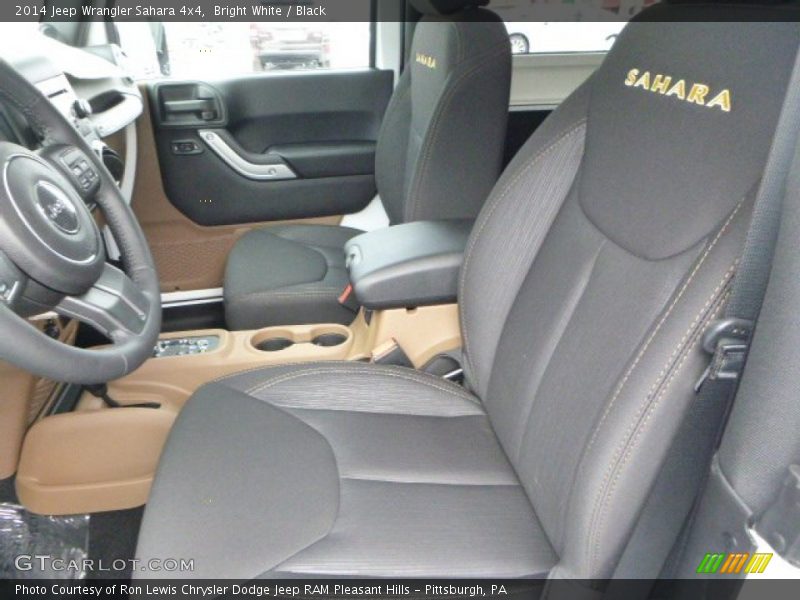 Bright White / Black 2014 Jeep Wrangler Sahara 4x4