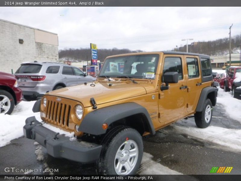 Amp'd / Black 2014 Jeep Wrangler Unlimited Sport 4x4