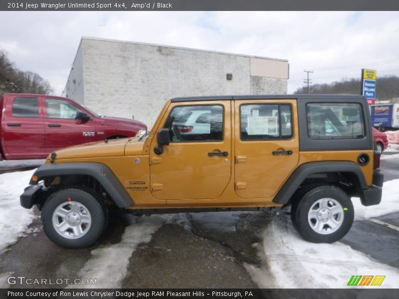 Amp'd / Black 2014 Jeep Wrangler Unlimited Sport 4x4