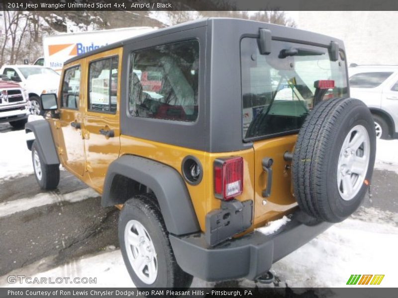 Amp'd / Black 2014 Jeep Wrangler Unlimited Sport 4x4