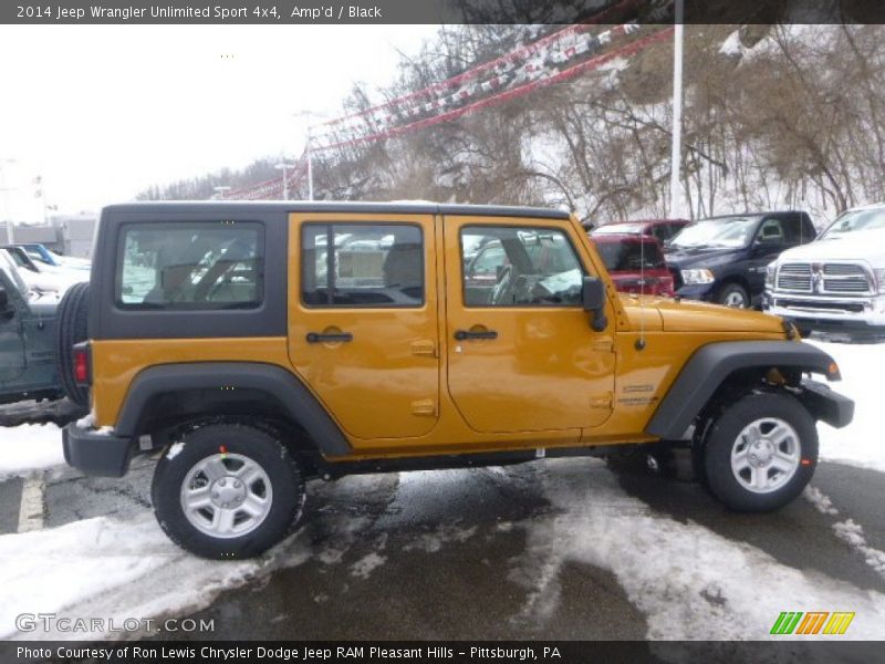 Amp'd / Black 2014 Jeep Wrangler Unlimited Sport 4x4