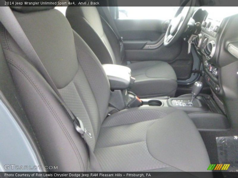 Anvil / Black 2014 Jeep Wrangler Unlimited Sport 4x4