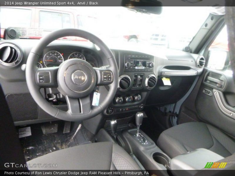 Anvil / Black 2014 Jeep Wrangler Unlimited Sport 4x4