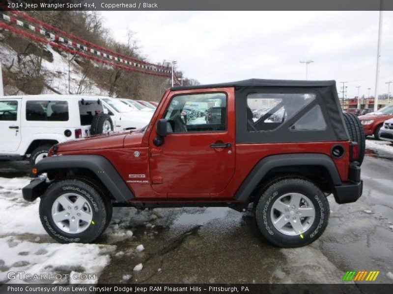 Copperhead / Black 2014 Jeep Wrangler Sport 4x4