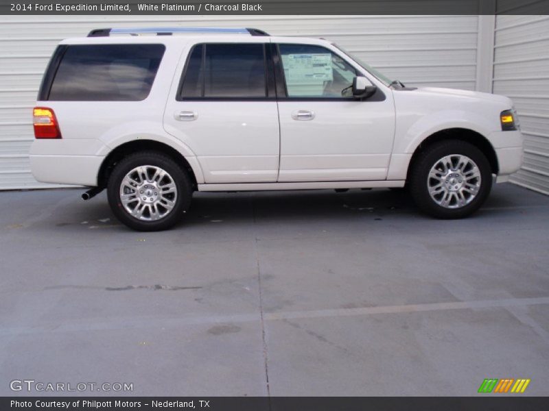 White Platinum / Charcoal Black 2014 Ford Expedition Limited