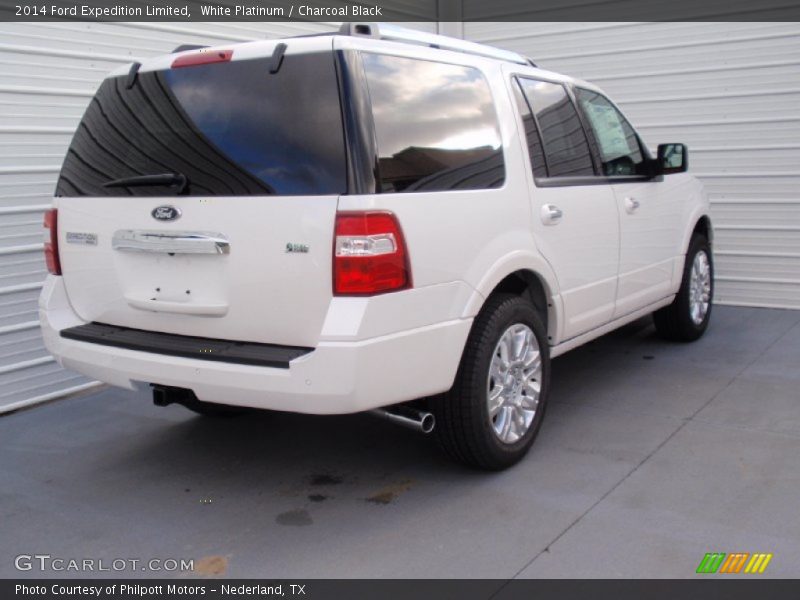 White Platinum / Charcoal Black 2014 Ford Expedition Limited