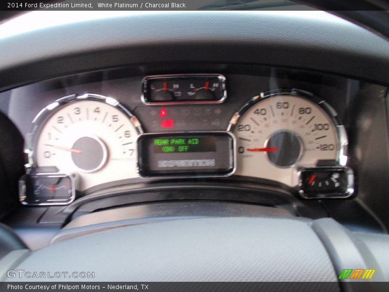 White Platinum / Charcoal Black 2014 Ford Expedition Limited