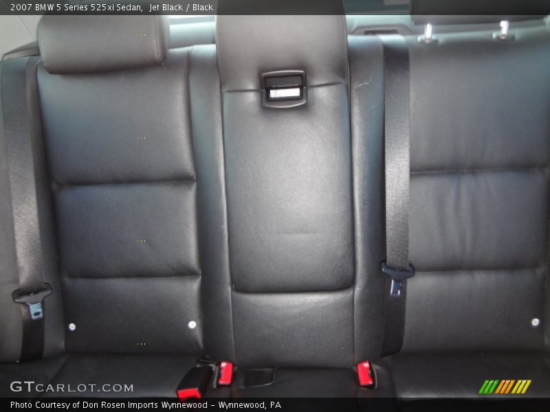Jet Black / Black 2007 BMW 5 Series 525xi Sedan
