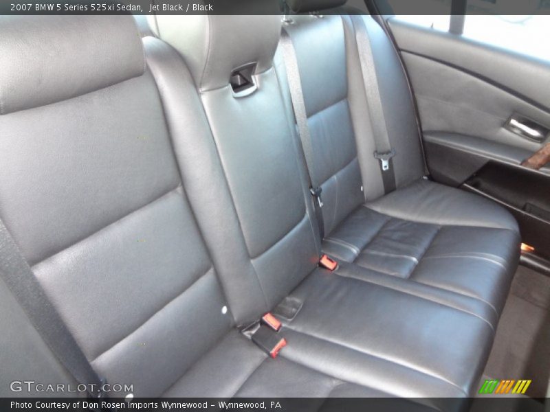 Jet Black / Black 2007 BMW 5 Series 525xi Sedan