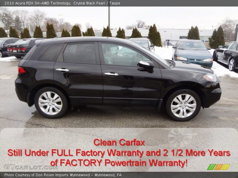 Crystal Black Pearl / Taupe 2010 Acura RDX SH-AWD Technology