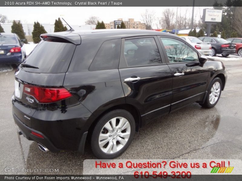 Crystal Black Pearl / Taupe 2010 Acura RDX SH-AWD Technology