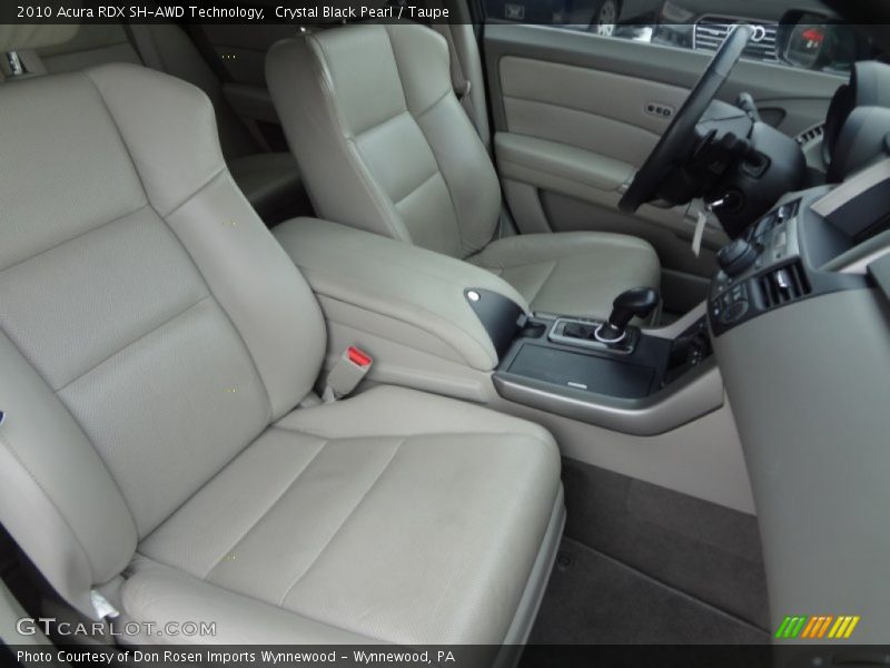 Crystal Black Pearl / Taupe 2010 Acura RDX SH-AWD Technology