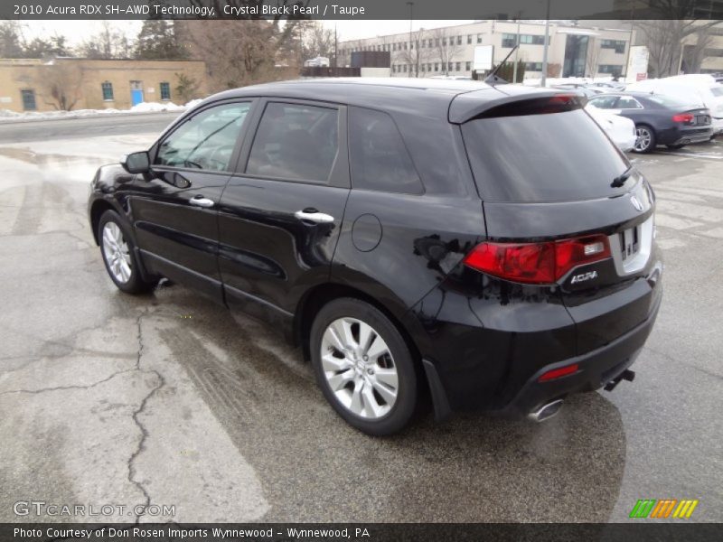 Crystal Black Pearl / Taupe 2010 Acura RDX SH-AWD Technology