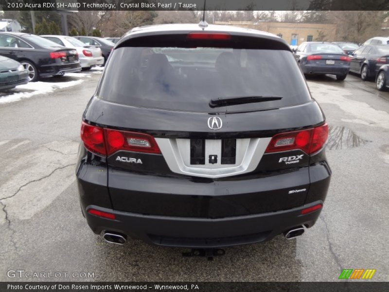 Crystal Black Pearl / Taupe 2010 Acura RDX SH-AWD Technology