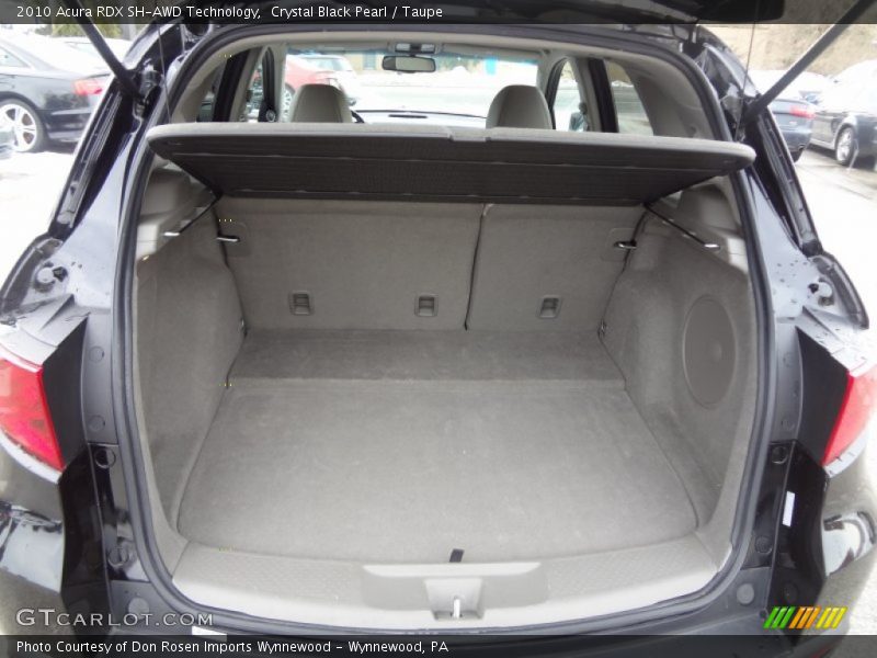Crystal Black Pearl / Taupe 2010 Acura RDX SH-AWD Technology