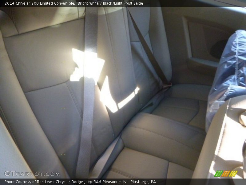Bright White / Black/Light Frost Beige 2014 Chrysler 200 Limited Convertible
