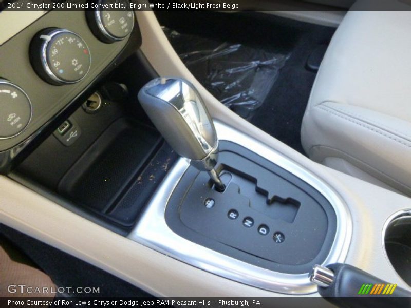 Bright White / Black/Light Frost Beige 2014 Chrysler 200 Limited Convertible