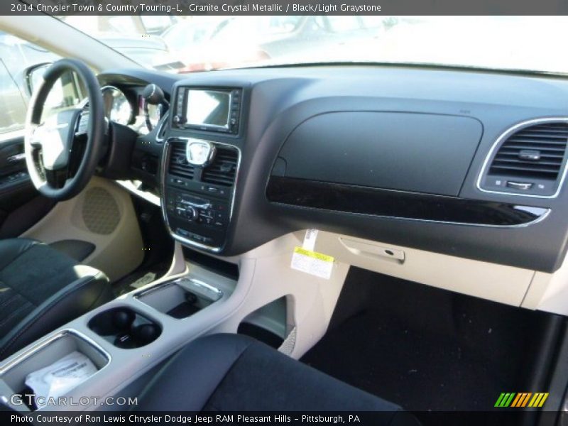 Granite Crystal Metallic / Black/Light Graystone 2014 Chrysler Town & Country Touring-L