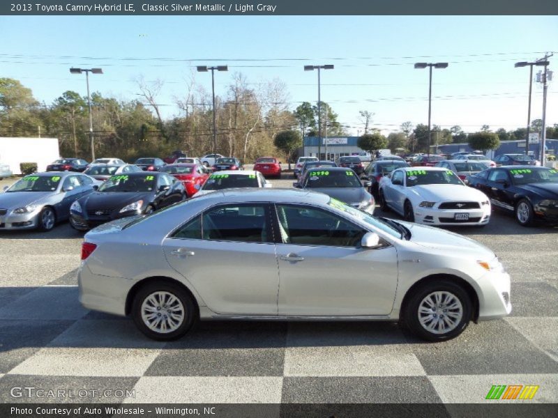 Classic Silver Metallic / Light Gray 2013 Toyota Camry Hybrid LE