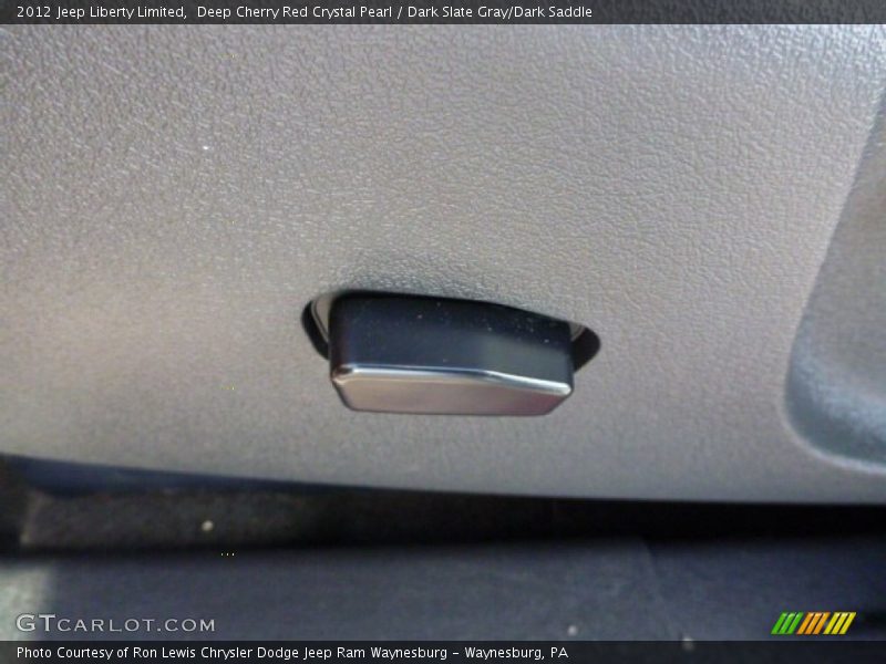 Deep Cherry Red Crystal Pearl / Dark Slate Gray/Dark Saddle 2012 Jeep Liberty Limited