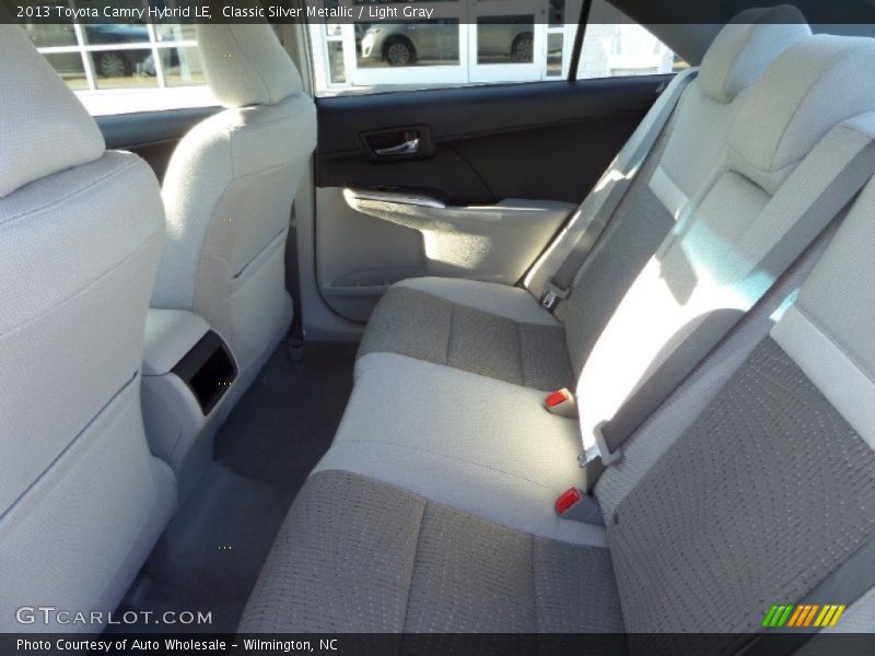 Classic Silver Metallic / Light Gray 2013 Toyota Camry Hybrid LE