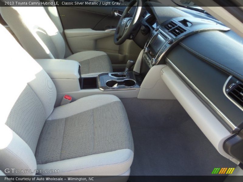 Classic Silver Metallic / Light Gray 2013 Toyota Camry Hybrid LE