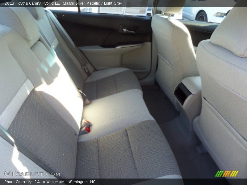 Classic Silver Metallic / Light Gray 2013 Toyota Camry Hybrid LE