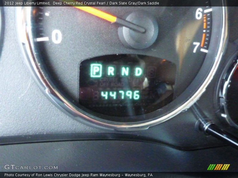 Deep Cherry Red Crystal Pearl / Dark Slate Gray/Dark Saddle 2012 Jeep Liberty Limited
