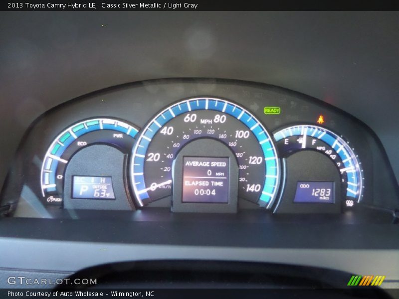 Classic Silver Metallic / Light Gray 2013 Toyota Camry Hybrid LE