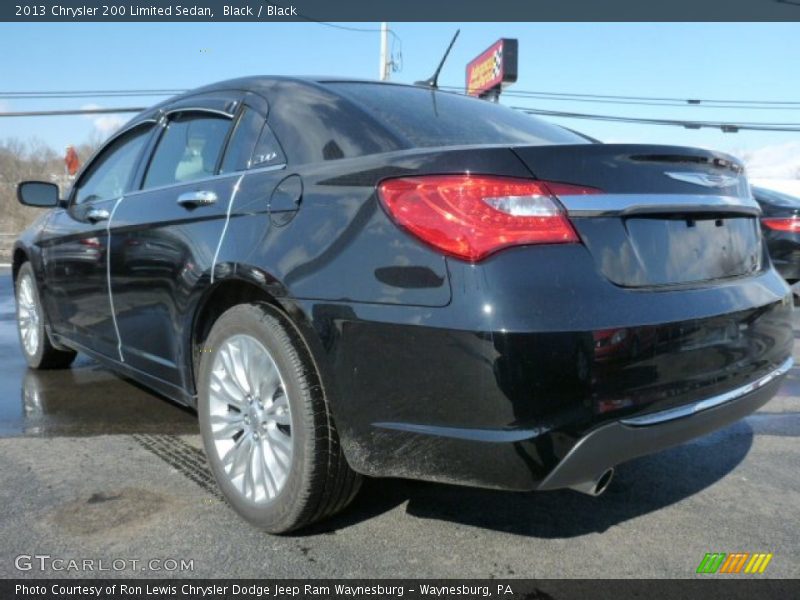 Black / Black 2013 Chrysler 200 Limited Sedan