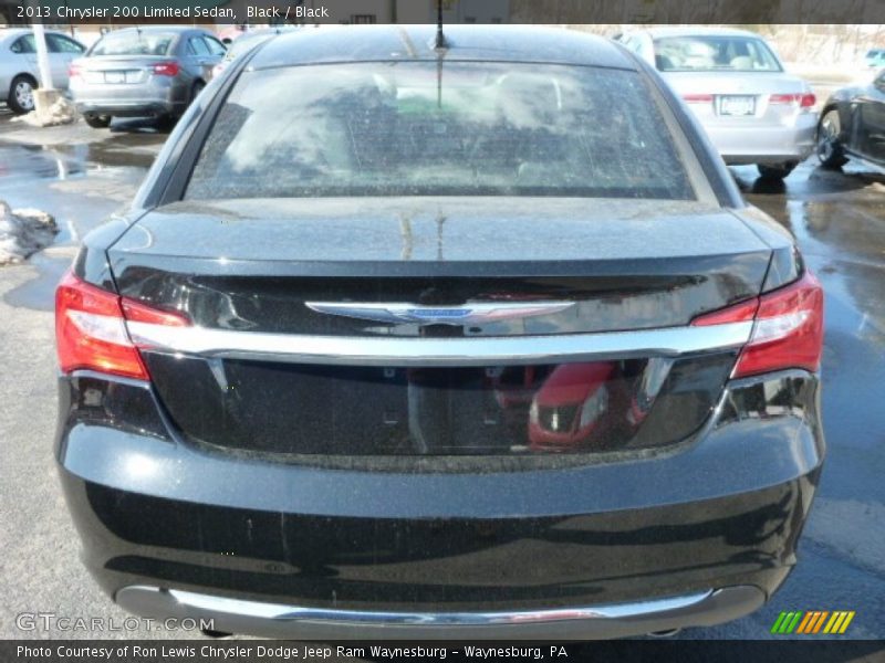 Black / Black 2013 Chrysler 200 Limited Sedan