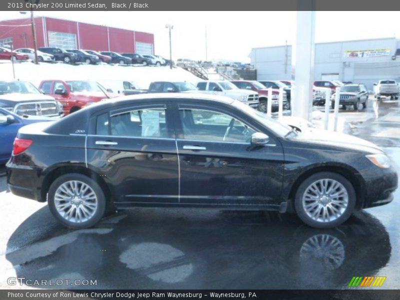 Black / Black 2013 Chrysler 200 Limited Sedan