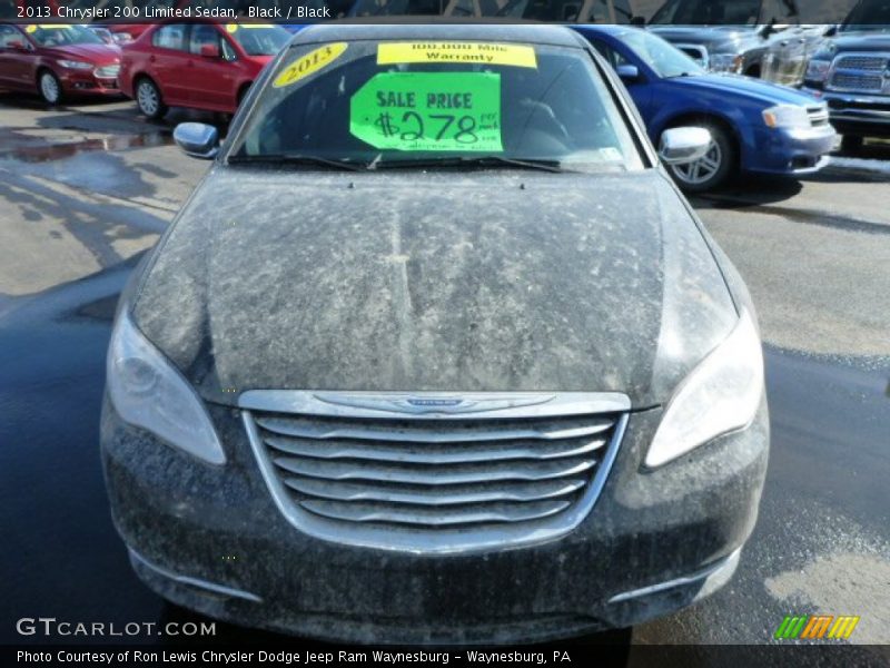 Black / Black 2013 Chrysler 200 Limited Sedan