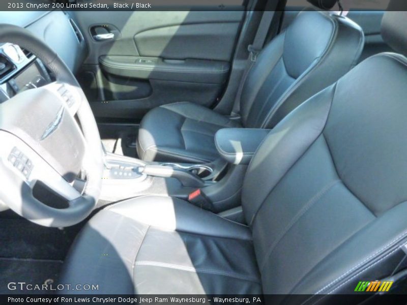 Black / Black 2013 Chrysler 200 Limited Sedan