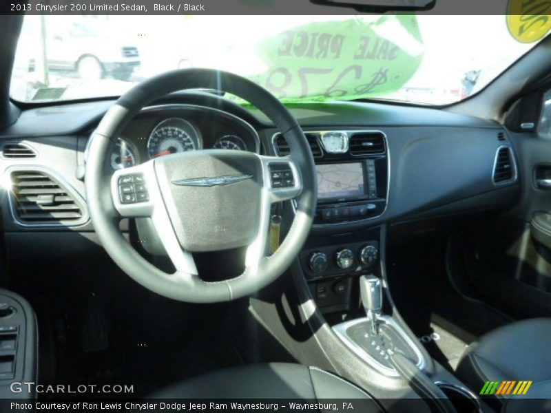 Black / Black 2013 Chrysler 200 Limited Sedan