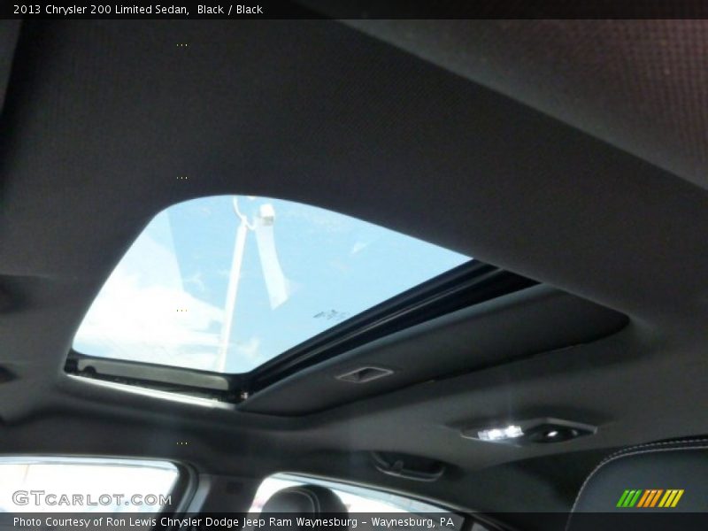 Black / Black 2013 Chrysler 200 Limited Sedan